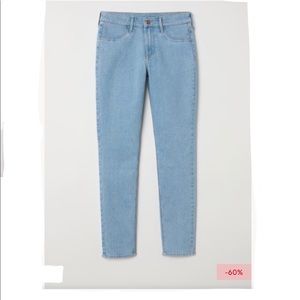 H&M Blue Denim Jeans Skinny Ankle Size 25-Women’s
